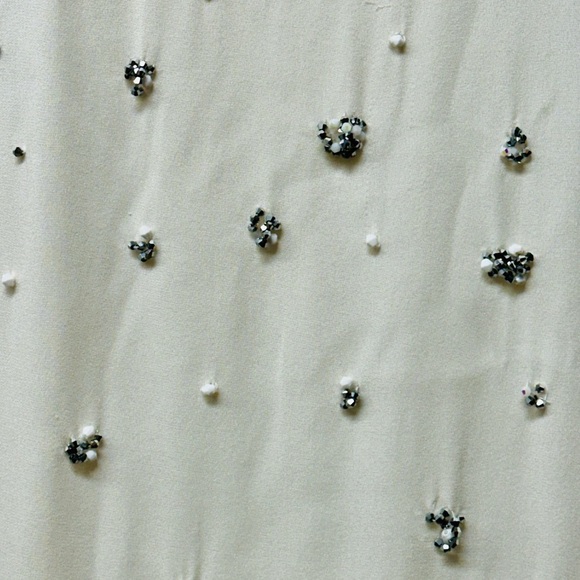 3.1 Phillip Lim Embellished Sheer Silk Top - Size 8 - Picture 4 of 9